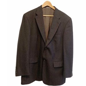Oscar de la Renta 100% Lambswool Sport Coat Blazer Size 42R
